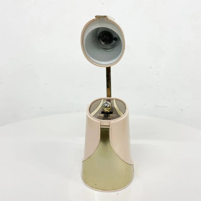 Beige 1960s Hamilton Compact Adjustable Table Desk Lamp Japan For Sale - Image 8 of 9