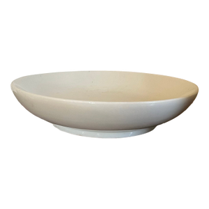 Antique 19th Century Chinese Monochrome White Blanc De Chine Porcelain Low Bowl