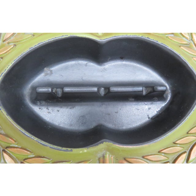 Mid Century Modern Haeger Pottery Green Ashtray 4520b For Sale - Image 14 of 16