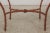 Red Pair Rope Twist Iron Benches W. Tropical Upholstery For Sale - Image 8 of 13