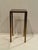Midcentury Modern Tall Aged Brass & Smokey Glass End Tables or Stands -a Pair For Sale - Image 9 of 14
