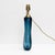 2000 - 2009 Mid-Century Modern Italian Blue Murano Sommerso Glass Table Lamps, 2000, Set of 2 For Sale - Image 5 of 8