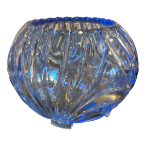 Cambridge Glass Caprice Moonlight Blue Bowl Vase