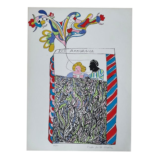 Niki De Saint Phalle, The Lovers, 1971, Lithograph For Sale