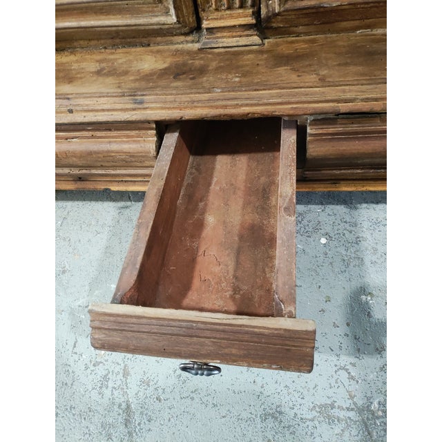 18th Century French Provincial Walnut Buffet À Deux Corps, Renaissance Style, Circa 1760 For Sale - Image 14 of 18