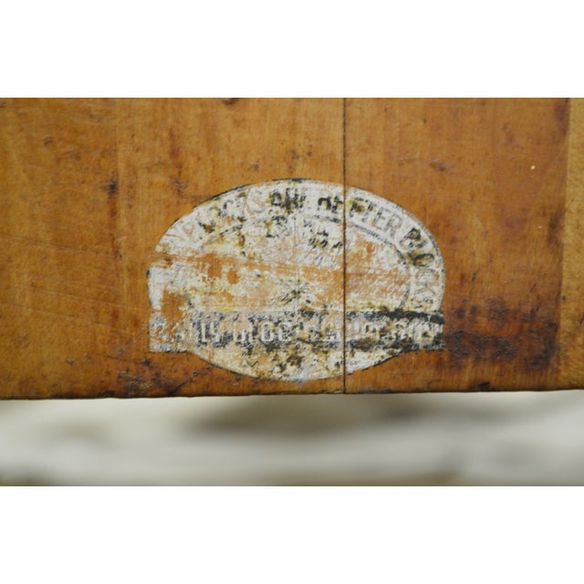 Vintage Antique Maple Butcher Block Table by Bally Block Co. Chairish