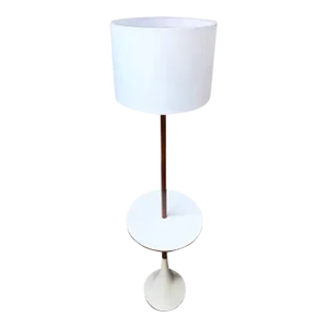 Estelle & Erwine Laverne Originals Modern Rosewood Lamp Table Floor White 1950s