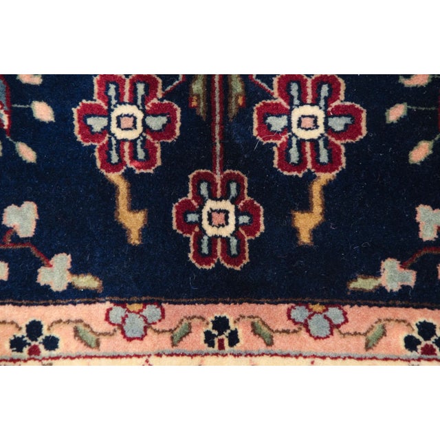 Fine Indian Mohajeran Sarouk Design Rug - 9'7" X 13'10" For Sale - Image 9 of 13