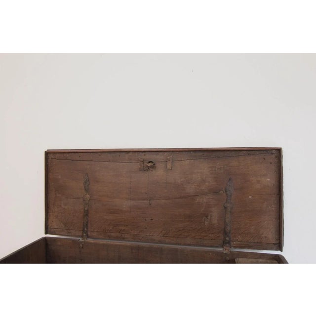 Wood 17th Century Baroque Chest For Sale - Image 7 of 18