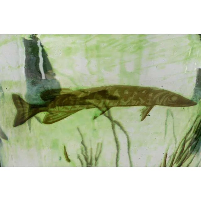 Orrefors Vintage Fishgraal Vase by Edward Hald for Orrefors, 1937 For Sale - Image 4 of 6