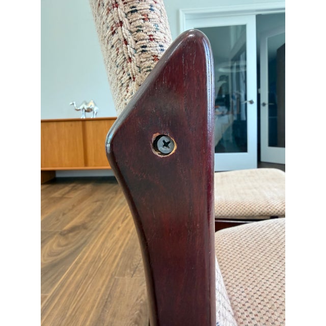 Set of Four Danish Modern Sculptural Rosewood Cantilever Dining Chairs, Denmark, C. 1970 For Sale - Image 16 of 16