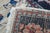Vintage Hand-Knotted Oriental Floral Wool Area Rug Ivory Cream Midnight 3x5 For Sale - Image 10 of 12