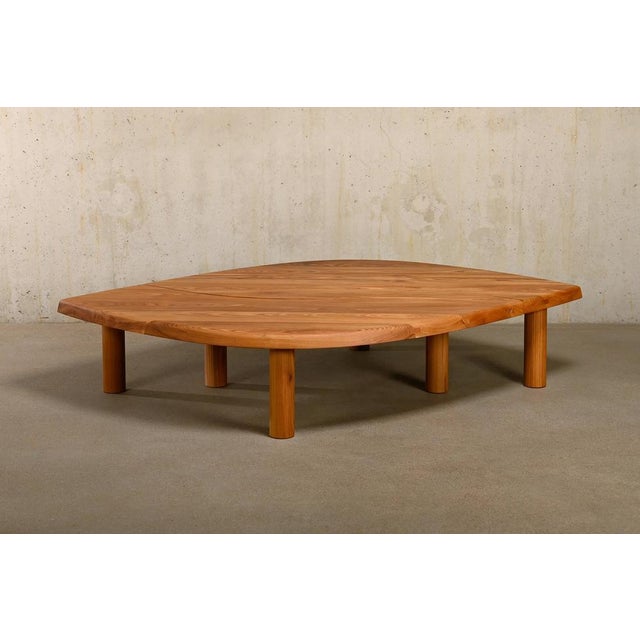 T22C Table in Elm by Pierre Chapo, France, 2010s For Sale - Image 10 of 18