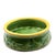 Art Deco 1930s Art Deco Green Glazed Hunting Dog Stoneware Pet Bowl Attributed to McCoy or RRP Co. For Sale - Image 3 of 9