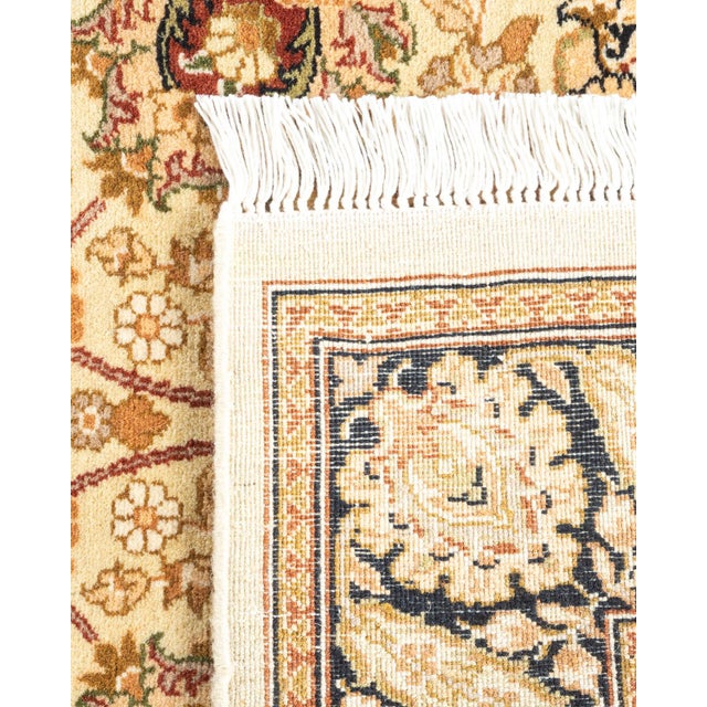 2000 - 2009 Mogul, One-of-a-Kind Hand-Knotted Runner Rug - Beige, 2' 7" x 6' 1" For Sale - Image 5 of 8