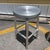 Industrial Style Brushed Aluminum Swivel Bar Stools by Crate & Barrel. A Pair For Sale - Image 11 of 12