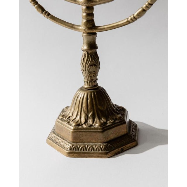Vintage Brass Candleholder, 1950s For Sale - Image 5 of 11