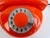 Gold Mid-Century Orange Rotary Desk Telephone from Tesla, Czechoslovakia, 1970s For Sale - Image 8 of 18
