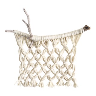 "Evan" Bohemian Rustic Macrame Wall Hanging For Sale