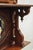 Antique Eastlake Victorian Carved Walnut Oval Mirror Sideboard Backsplash Shelf For Sale - Image 9 of 18