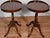 1940s Mersman Duncan Phyfe Style Mahogany Lyre Base Pair of Side Tables / End Tables For Sale - Image 10 of 15