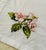 French Cherry Blossom Embroidered Cotton Percale Dinner Napkins | Paris Flea Market Find - Set of Four For Sale - Image 14 of 18