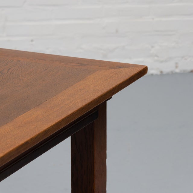 Dutch Art Deco Extendable Dining Table, 1920s For Sale - Image 10 of 18