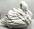 Plastic Large Vintage Garden Swan Planter For Sale - Image 7 of 12
