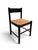 Vico Magistretti Carimate Dining Suite, in Rush and Black Ebony by Vico Magistretti for Habitat, 1964, Set of 5 For Sale - Image 4 of 15