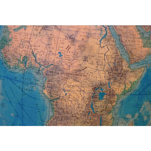 Vintage Illuminated Glass Globe from Columbus Oestergaard, 1960s For Sale - Image 8 of 13