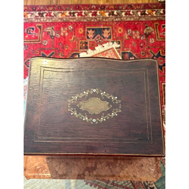 French Antique French Napoleon III Marquetry "Cave À Liqueur" Liquor Cabinet, C. 1860-1880. For Sale - Image 3 of 12