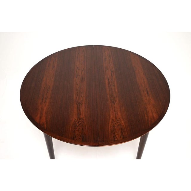 Wood Vintage Danish Extending Dining Table by Arne Vodder for Sibast, 1960s For Sale - Image 7 of 12