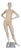 Vintage Female Woman Fiberglass Full Mannequin Dress Form Display on Stand For Sale
