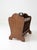 Brown Mid-Century Colonial Style Wood Magazine Rack For Sale - Image 8 of 11
