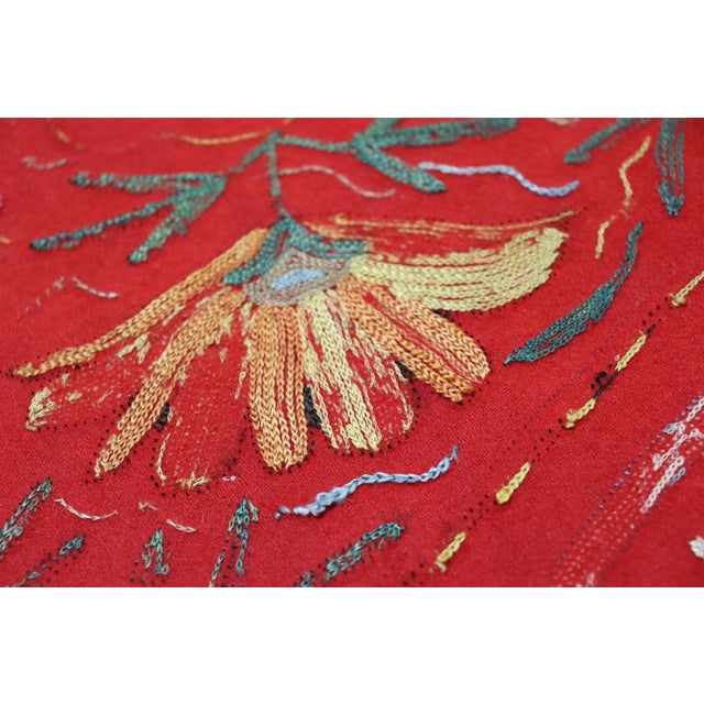 Embroidered Bukhara Suzani Horse Blanket, 1890s For Sale - Image 14 of 18