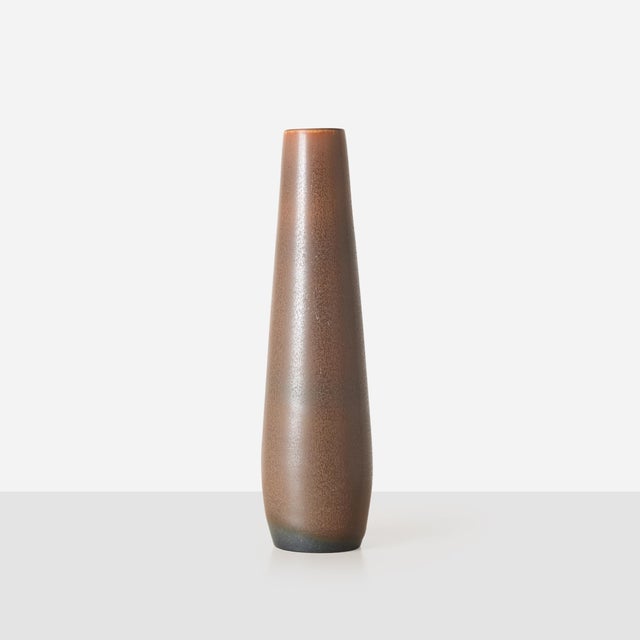 Mid-Century Modern 1960s Tall Vase by Carl Harry Stalhane for Rörstrand For Sale - Image 3 of 10