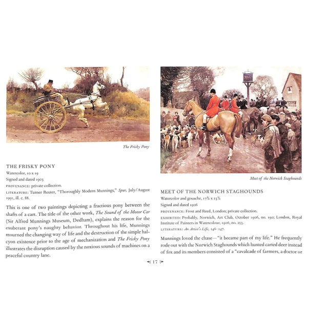 Paper The Mastery of Munnings Sir Alfred J. Munnings 1878-1959 For Sale - Image 7 of 9