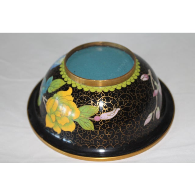 Vintage Chinese Cloisonn?© Bowl For Sale - Image 4 of 4