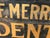 Late 19th Century 19th C. Smaltz Dentist Sign For Sale - Image 5 of 5