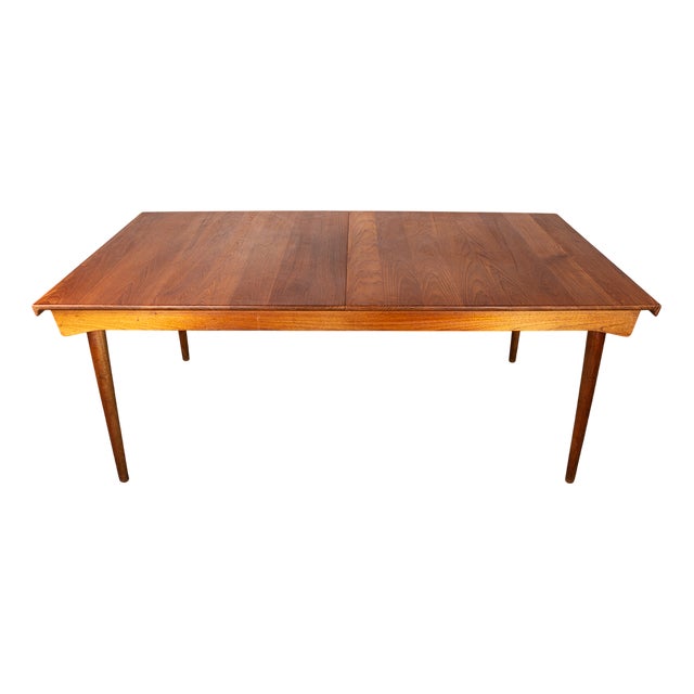 Large Vintage Table in Teak by Peter Hvidt and Orla Molggard-Nielsen for France & Son, 1960s For Sale