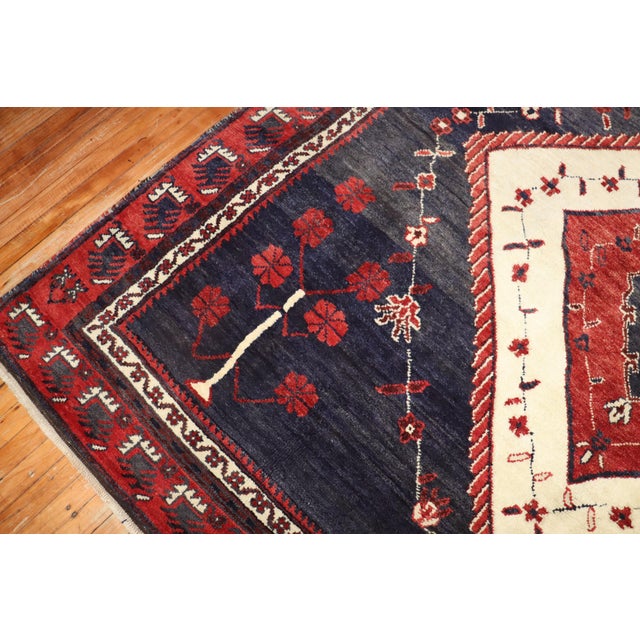 Mid 20th Century Tribal Vintage Zabihi Collection Square Anatolian Rug For Sale - Image 5 of 10