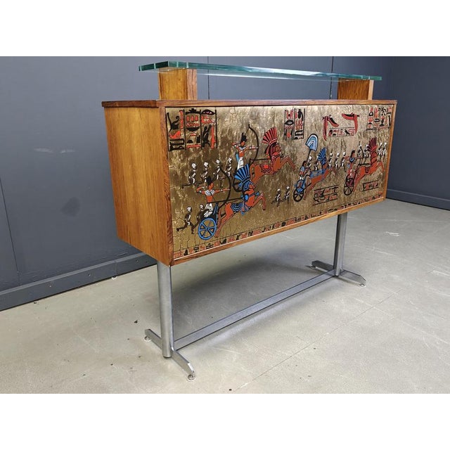 Wood Mid-Century Bar Counter from Denisco, 1960s For Sale - Image 7 of 12
