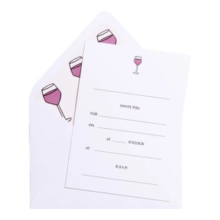 Dear Annabelle Wine-O-Clock Invitations - Set of 24 For Sale