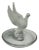 Mid 20th Century Lalique Frosted Crystal Dove Ring Tray - Thalie France For Sale