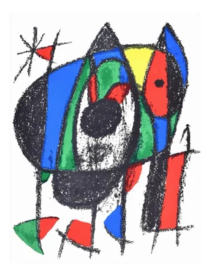 Composition V - Original Lithograph by Joan Mirò - 1974 1974