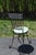 Vintage Stone Mosaic Top Patio Table & 2 Chairs For Sale - Image 4 of 9