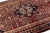 1950s Vintage Hamadan Hand-Knotted Wool Rug With Geometric Medallion – Red & Navy For Sale - Image 5 of 9
