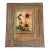 1970s Unique American Artwork Floral Collage With Beads on Canvas For Sale