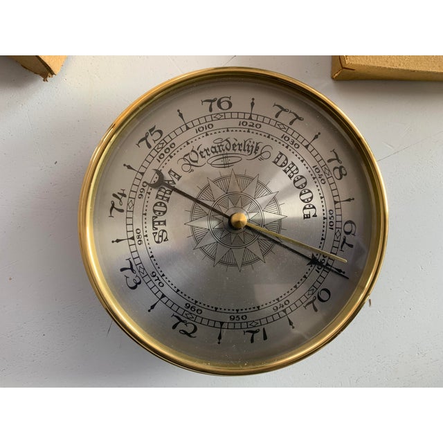 1990s Barometer in Brass, 1980s-1990s For Sale - Image 5 of 18