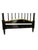 Pair of 1970s Ebony Lacquered Faux Bamboo Headboards With Gilded Gold Trim For Sale - Image 10 of 17